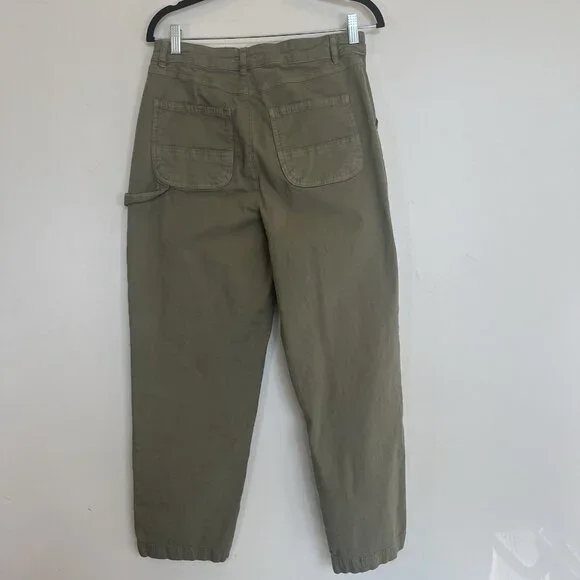 Marine Layer Style 14934 Green Taper Leg Carpenter Utility Pants Stretch 10 - Picture 9 of 11